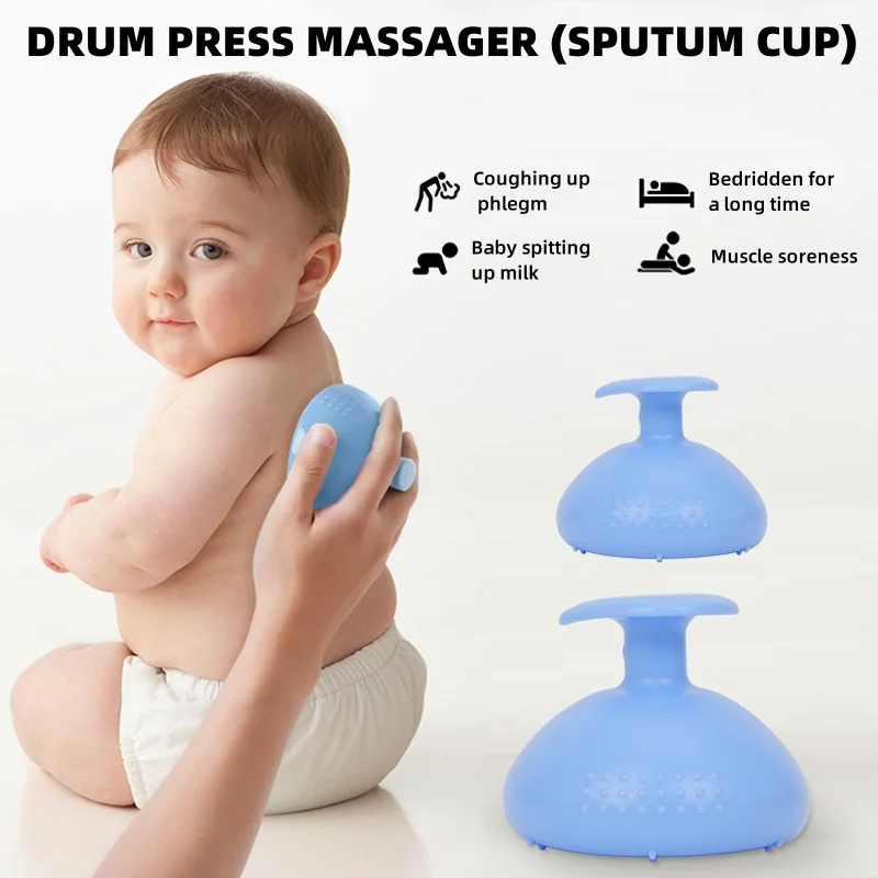 

Silicone Pressure Sputum Cup Drum Massage For Child and Adult Palm Cup Sputum Remover Cup Pressure Drum Massage Cup