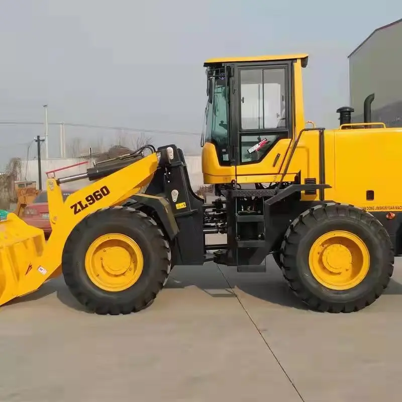 China Cheap Farm Front Electric Loader Construction Small Compact Front Shovel Agriculture Diesel Mini Skid Steer Wheel Loader