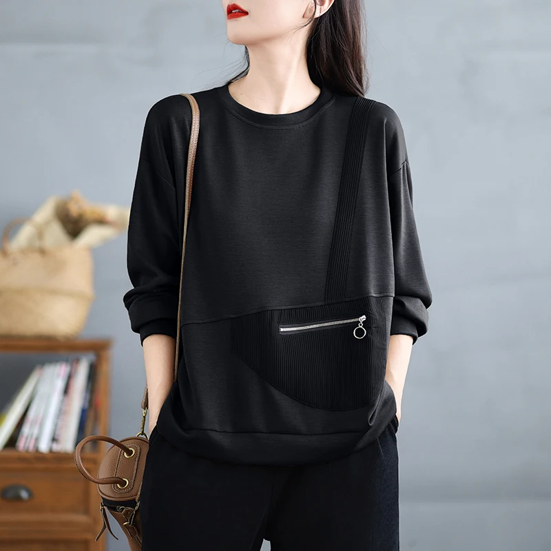 Efeito de emagrecimento longo sve moletom com capuz feminino ket zíper superior coreano sle plus size esconder carne ow moletom fino