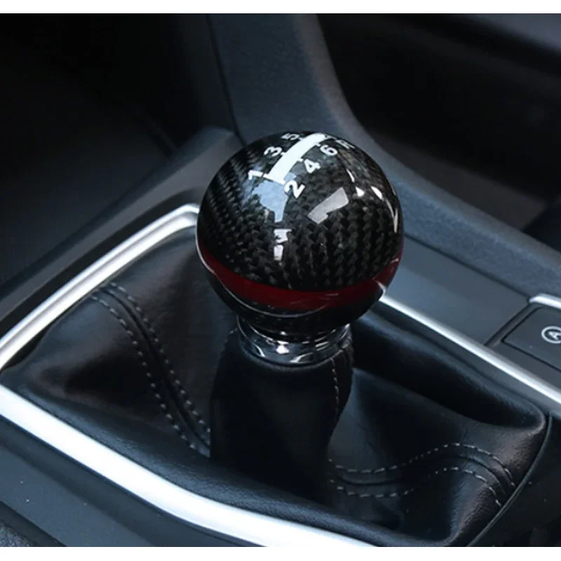 BATTLEBEE Variable Speed Knob 5-speed JDM Style Racing Car Carbon Fiber Suitable for Honda EK9 EP3 FN2 DC2 DC5 S2000 FD2