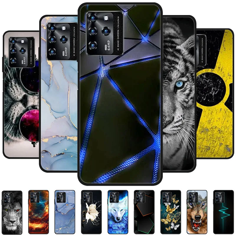 For ZTE Blade V30 Vita Case 8030 Silicone Shockproof Soft TPU Phone Cover For ZTE Blade V30 V30vita Funda V 30 9030 Capa Cartoon