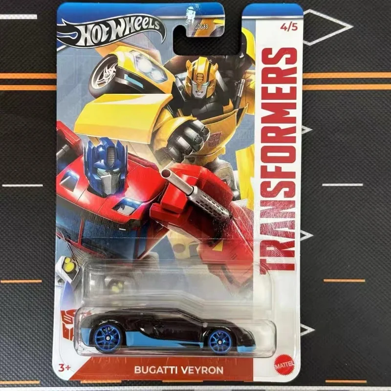

Hot Wheels Gdg83 Трансформеры Маленькая модель автомобиля из сплава 1:64 Пропорциональный литой автомобиль Ford Mustang GT Bugatti Veyron Pagani