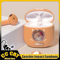 Genshin Impact Xiao Wireless Bluetooth Earphones In-Ear 5.3 Prompt Sound Tws Custom Sound Earbuds Hifi Portable With Free Gifts