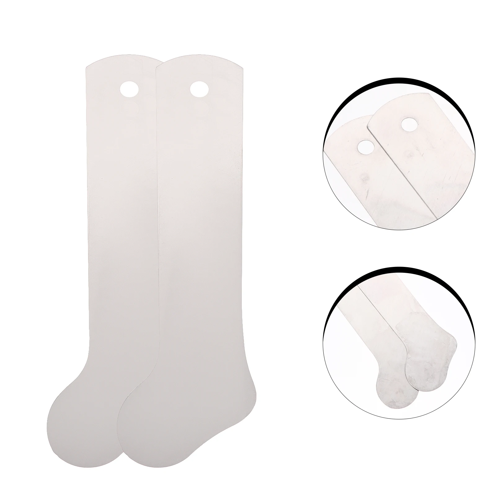 2 Pcs Sock Fixing Board Socks Sublimination Jigs Boards for Sublimation Template Aluminum
