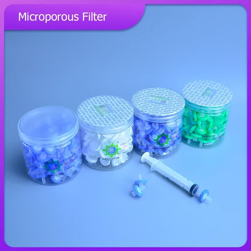 LAB filter 13/25mm, 0.22/0.45/0.8/3/5um Hydrophilic microporous filter, CA-CN Syringe millipore filtration Filter funnel