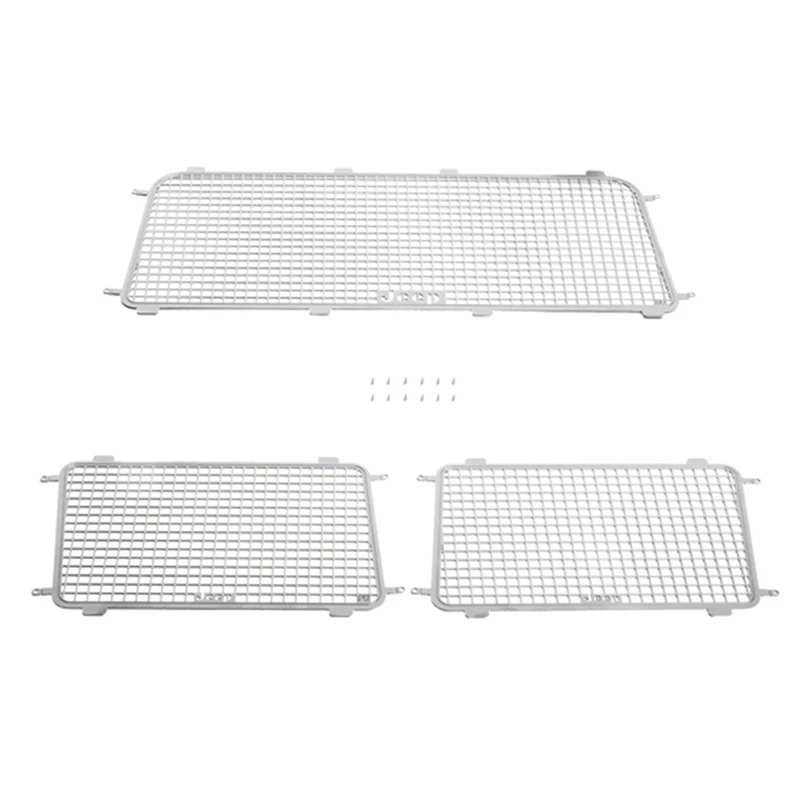 

1/6 Metal Window Mesh Side + Rear Window Mesh For AXIAL SCX6 Wrangler Upgrade Parts RC Cars Upgrade Replacement