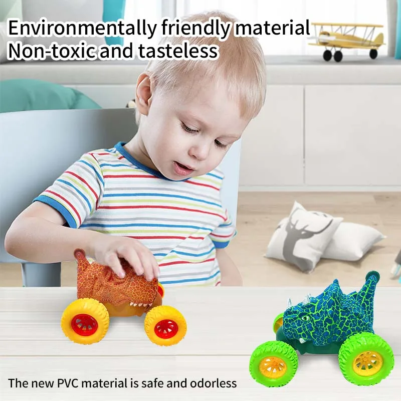 Dinosaurio Acrobacias Coche Triángulo Dragón Tiranosaurio Dragón