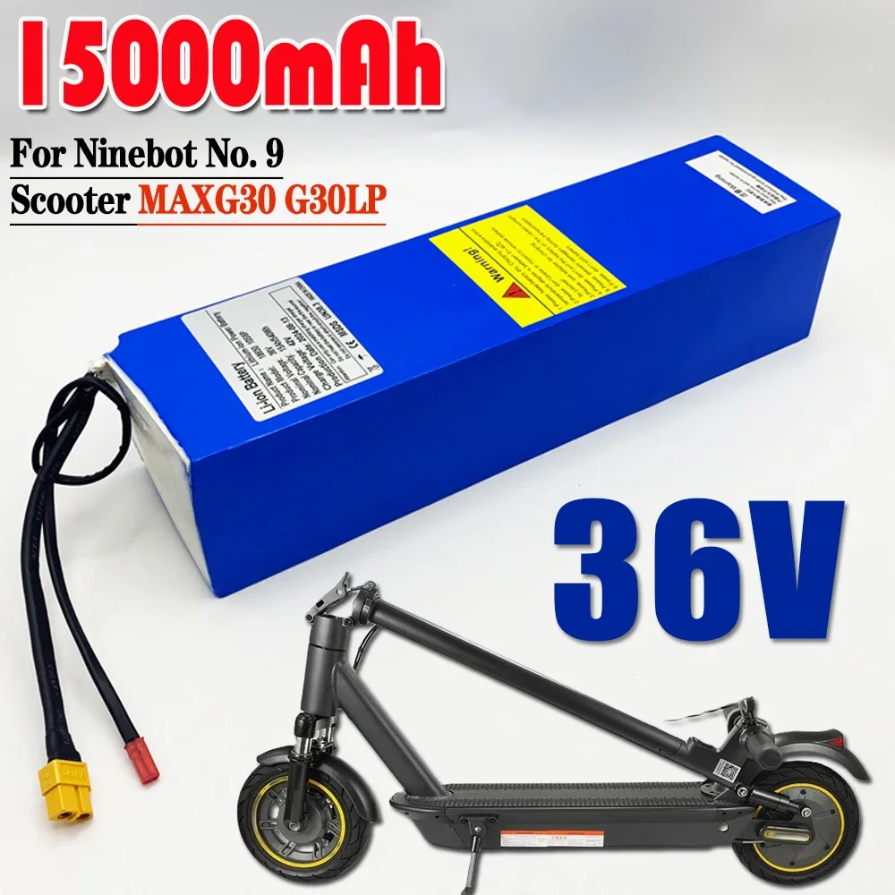 G30 36V 15000mAH 18650 Lithium 10S6P battery pack For Xiaomi Ninebot MAX G30 Electric Scooter Special Battery