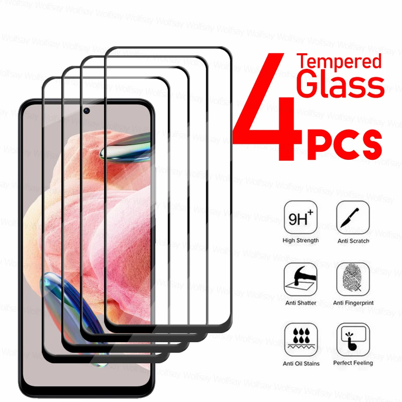 

Для Xiaomi Redmi Note 12 4G СТЕКЛО Xiaomi Redmi Note 12 Pro Plus 5G Защитная пленка для экрана Full Glue HD закаленное стекло