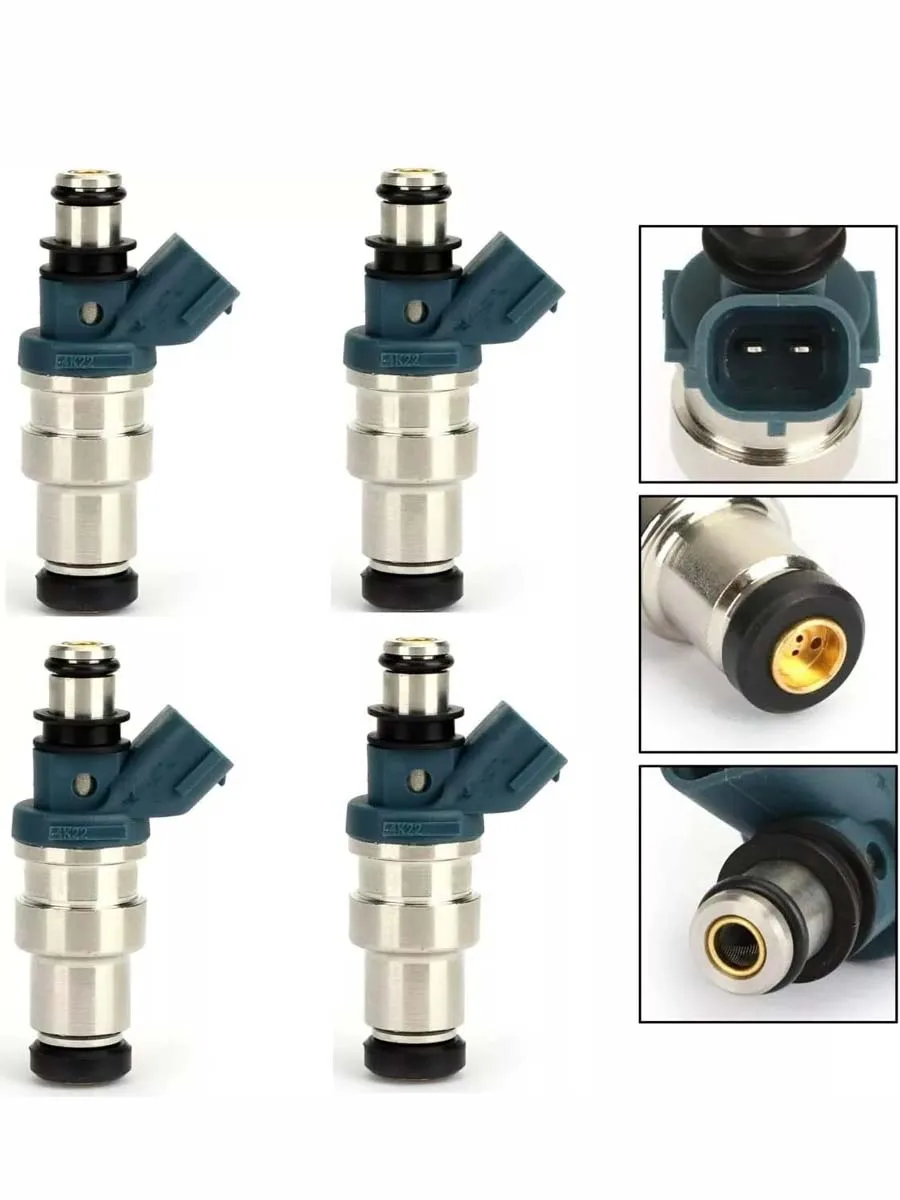 

4pcs 23250-75040 23209-75040 Fuel Injector Nozzle for Toyota Tacoma 2.4L 1995-2000 2320975040 2320979085 2325079085 FJ376