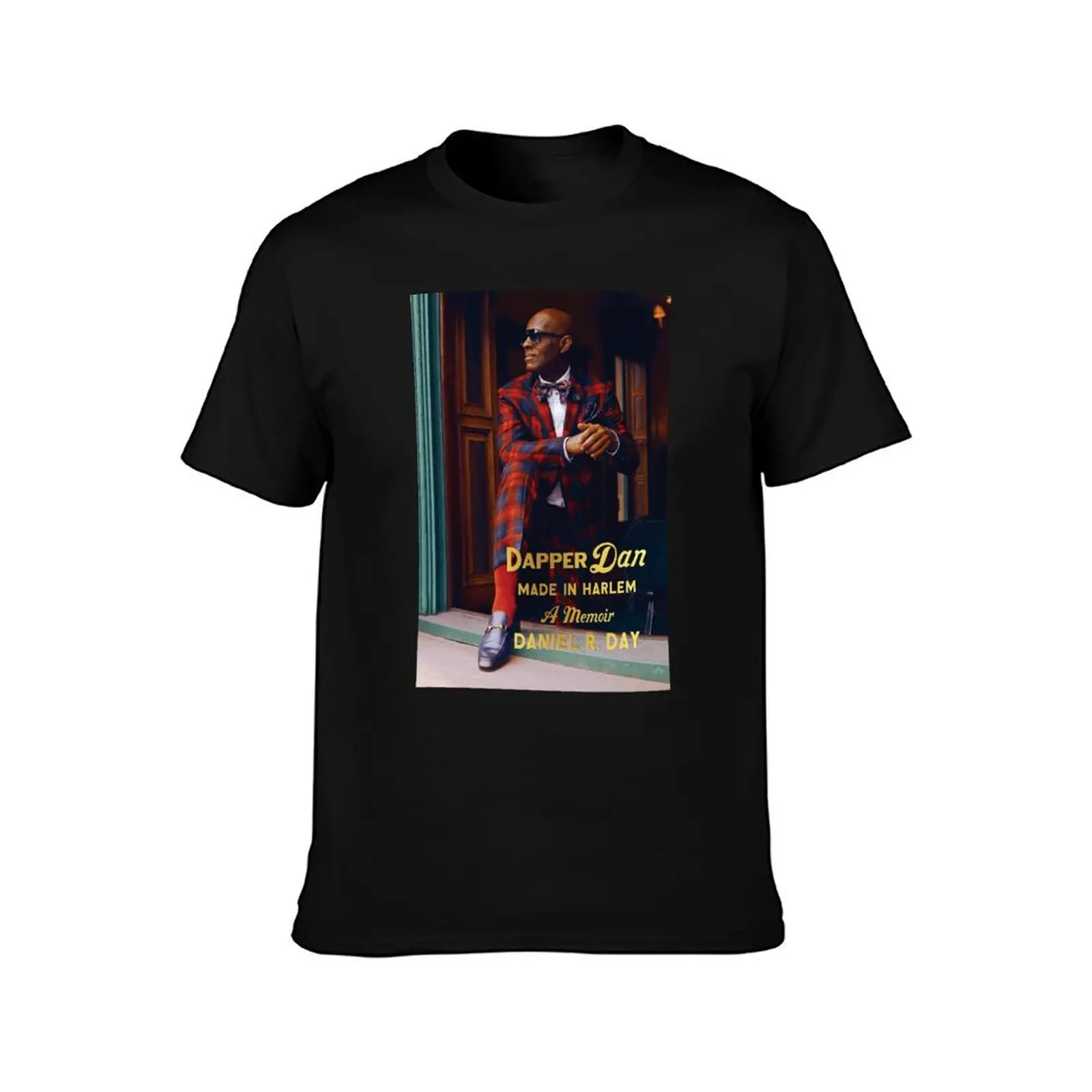 Dapper-Dan-Made-in-Harlem T-Shirt Daily Wear Plain Short Sleeve Shirt T-Shirt