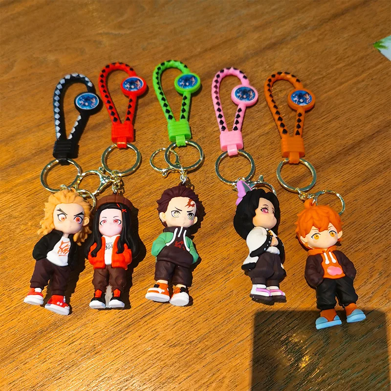 

New Cute Keychain Bag Pendant Car key Pendant Fans Gift Anime Accessories