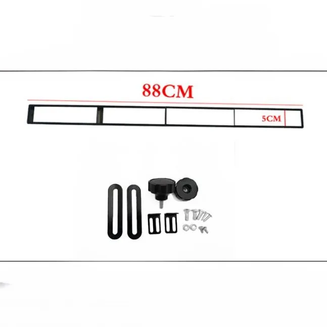 Comprehensive Visibility Beveled Mirror 880*50mm Four-Sided Mirror Clear Reflection Compact Design Distortion-Free