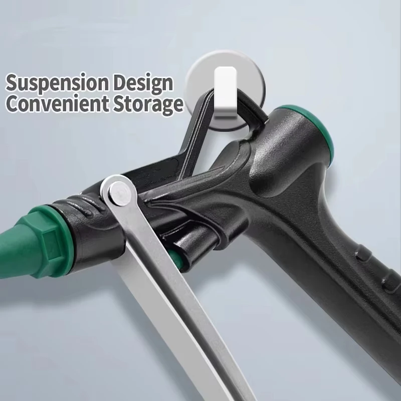 Aluminum Alloy Pneumatic Air Blow Gun High Pressure Dust Duster Pistol Cleaner with Adjustable Muzzle for Industrial Use