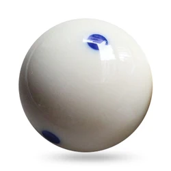 Billiard Practice Training Cue Ball 57.2mm Standard Pool Billiard Cue Ball with 6 Blue Dots