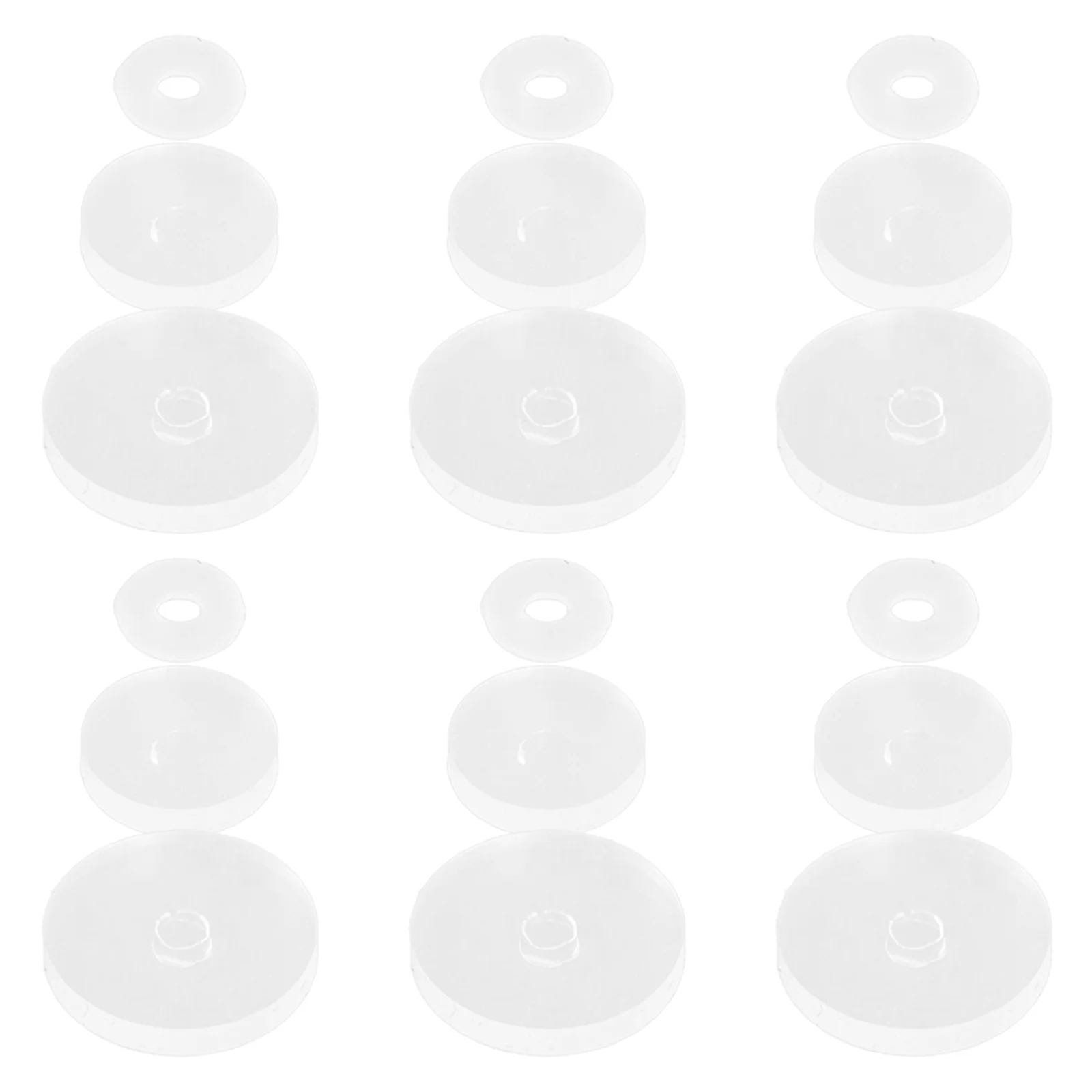 

30 Pcs Ear and Nose Nail Fixing Gasket Earring Backing Stud Piercing Bump Remover Transparent Clear Pads
