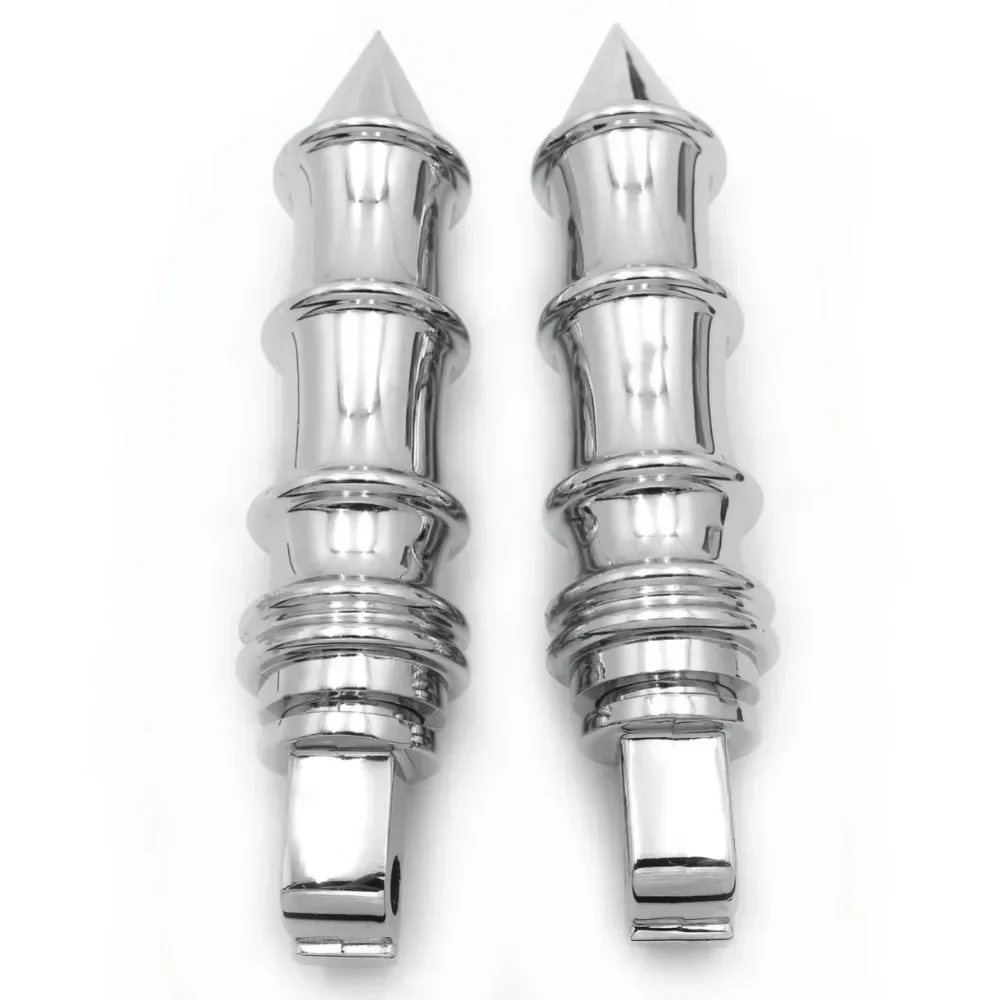 Motorcycle Spike Bamboo Footpegs for Victory Jackpot&Judge Models All Hammer Cross Country(Except Tour)