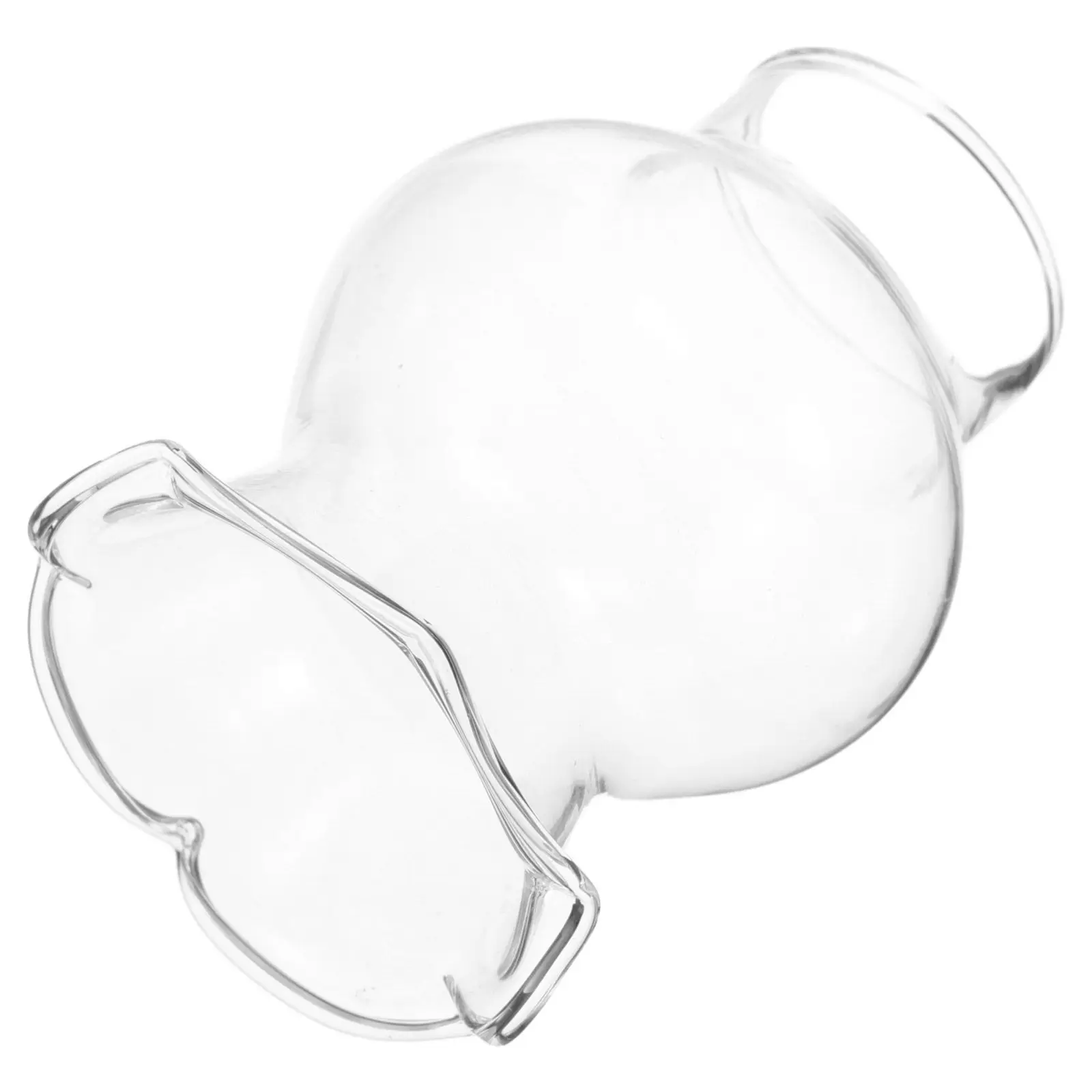 

Vintage Glass Lamp Shade Clear Oil Lamp Chimney Replacement Retro Hurricane Lantern Globe for Indoor Outdoor Use