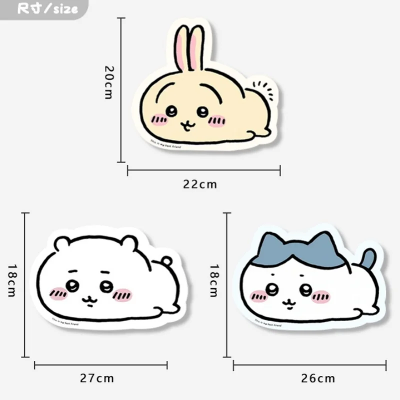Kawaii Chiikawa Cartoon Mauspad Weiche Wasserdichte Schreibtischunterlage Laptop-Gaming-Tastaturmatte Ästhetische Raumdekoration Geburtstagsgeschenk – Detail 9