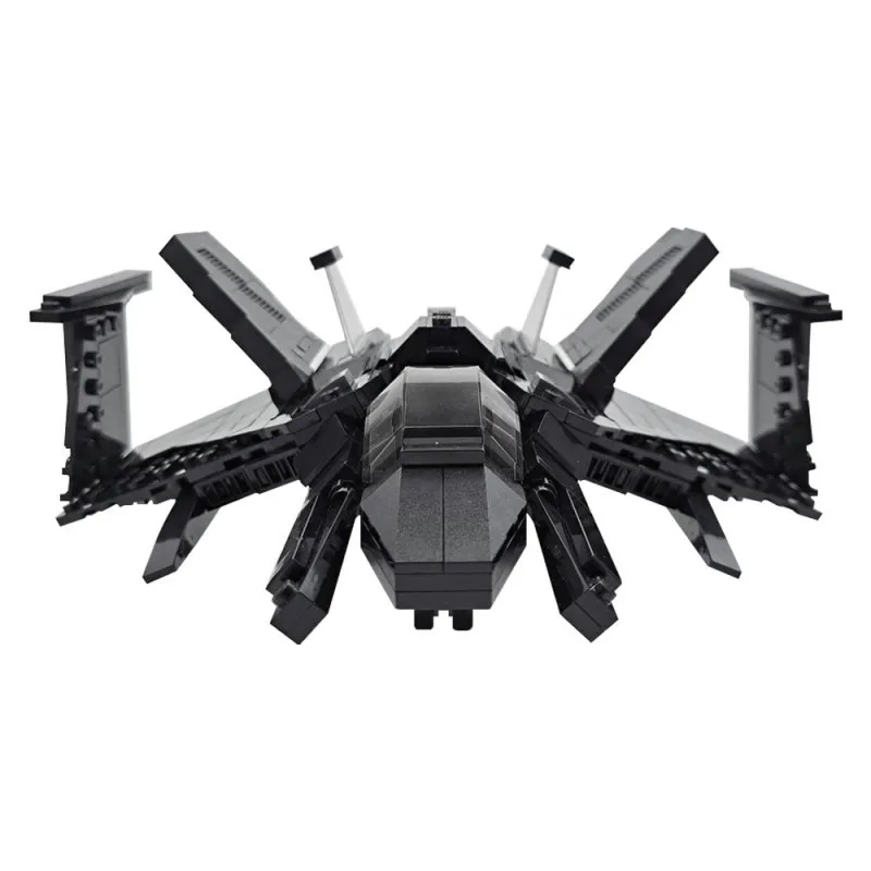 MOC 386 PCS Film Opvouwbare Wing Fighter Technische Bouwstenen Model Educatief DIY Montage Speelgoed Voor Kinderen Kerstcadeaus