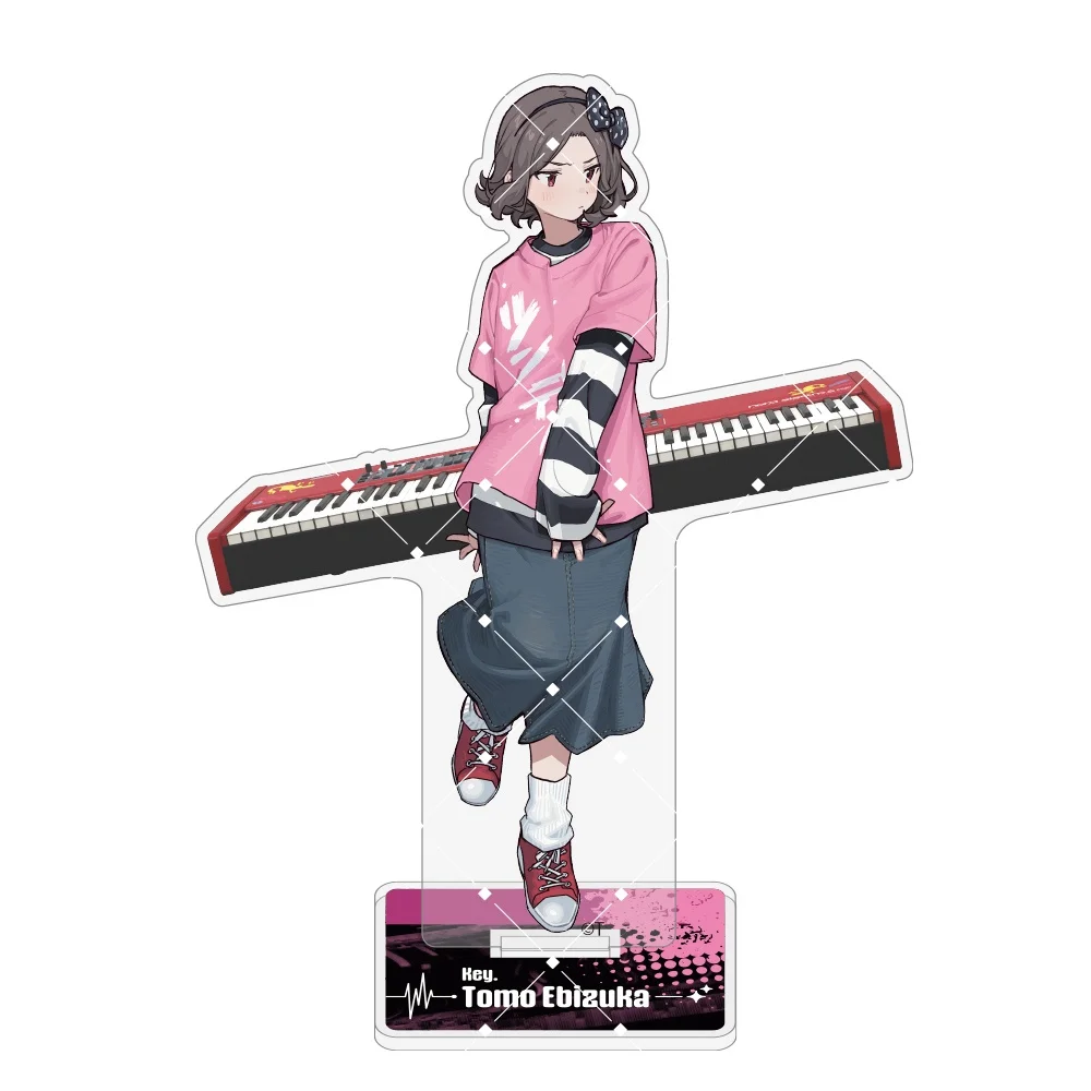 Anime Girls Band Cry 15cm Acrylic Stand Nina Momoka Subaru Tomo Rupa  Figure Decor Desk Display Gift keychain view 2
