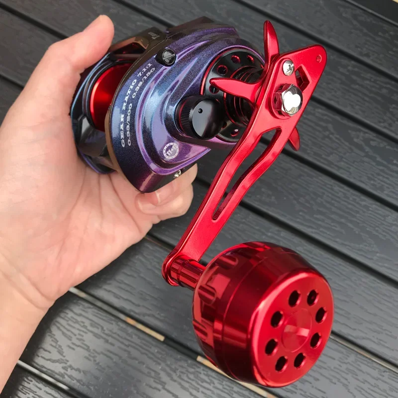 JETSHARK 7.1:1 11+1BB Metal Fishing Reel Max Drag Saltwater Baitcasting Fishing Reel