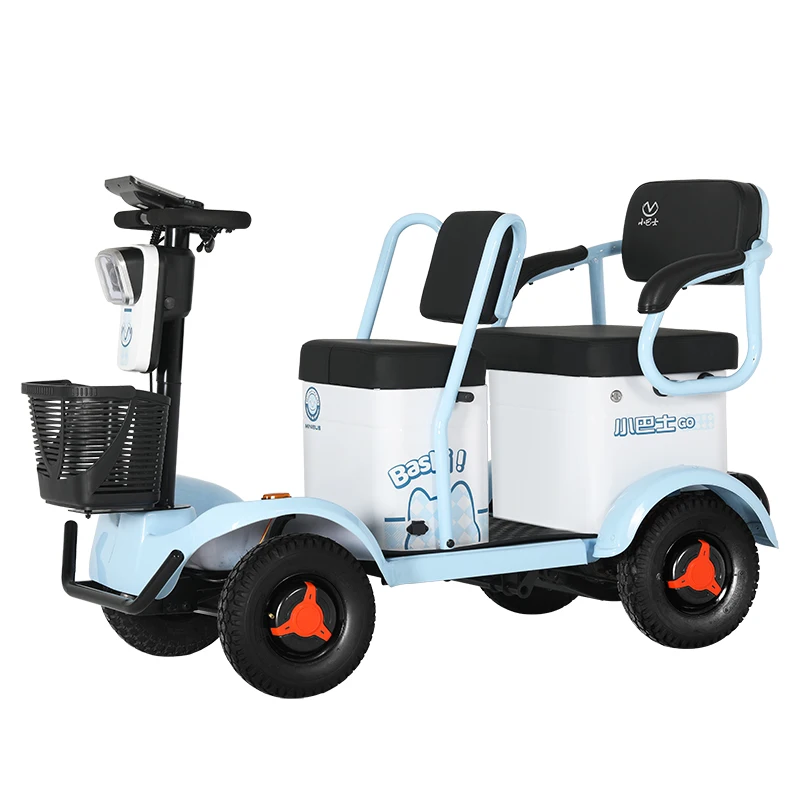 Q2 Capped Two - Seater Electric Four - Wheeler Compact Lightweight Factory - Original Small Domestic Electric Scooter