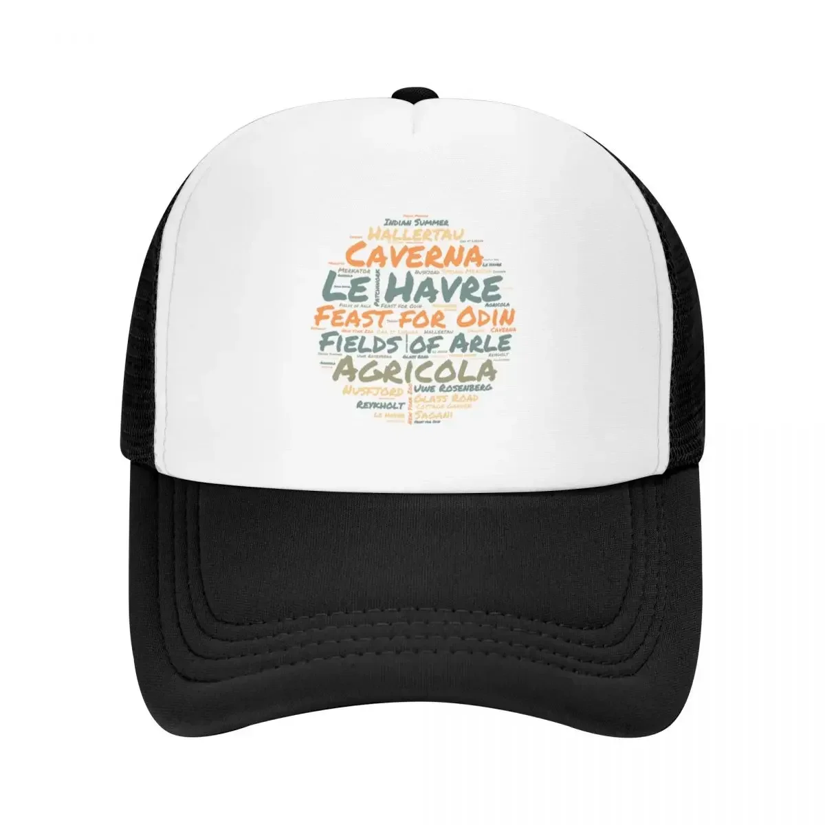 Uwe Rosenberg fan Heavy Board Gamer Eurogame Board gaming word cloud Baseball Cap Luxury Man Hat cute Golf Hat Golf Men Women's