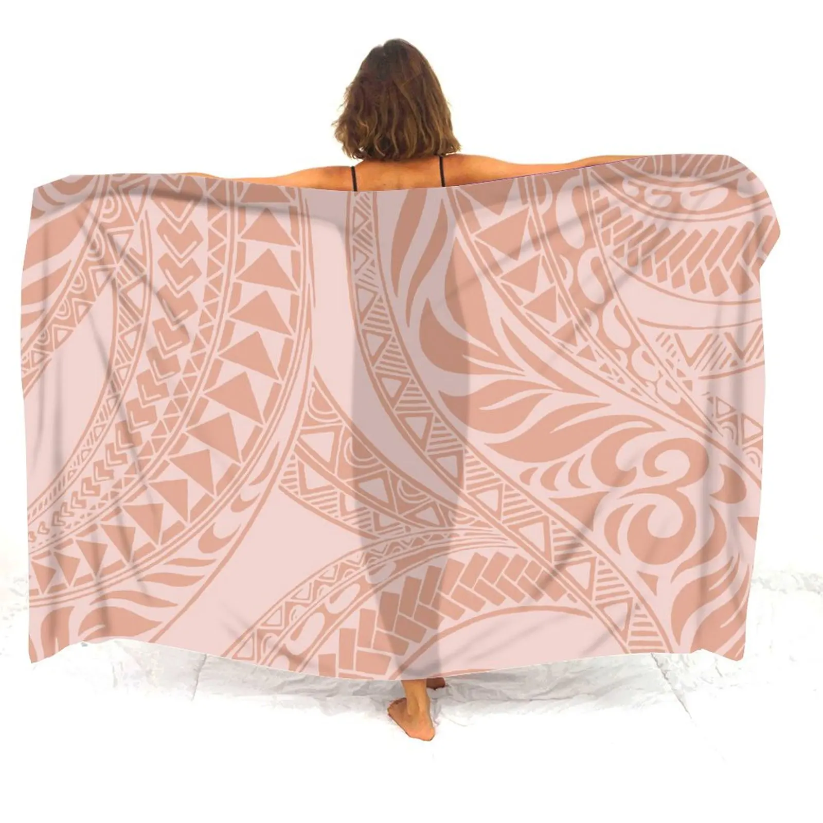 Elegant Sarong Custom Polynesian Tribal Ethnic Style Summer With Sexy Bikini One-Piece Style Coat Free Shipping Premium Fabric