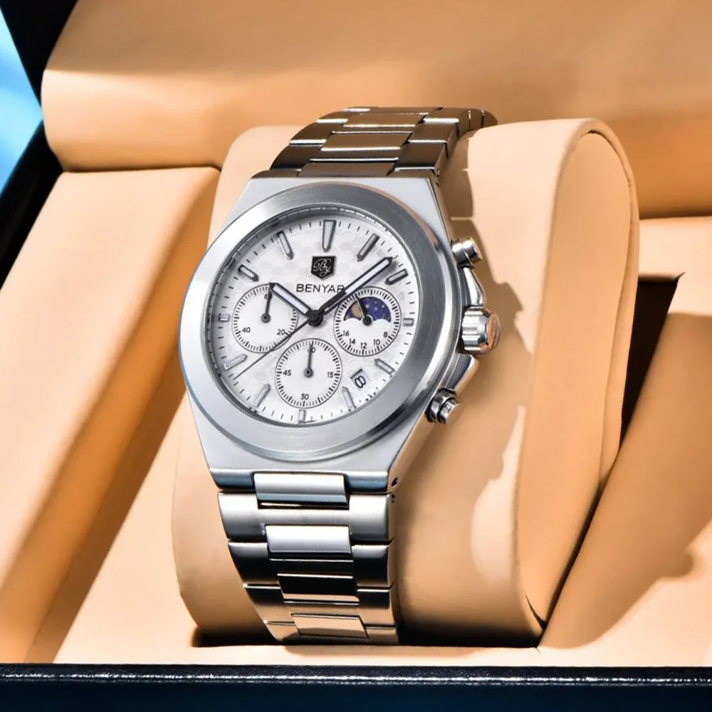 

BENYAR автоматические часы для дайвинга для мужчин супер светящийся оригинальный дизайн 30ATM мужские наручные часы с сапфировым стеклом для плавания спортивные механические мужские часы