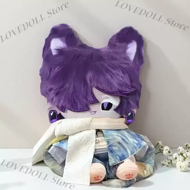 

Плюшевая кукла-персонаж Cookie Run: Kingdom Black Sapphire Cookie, 20 см, хлопковая, с подвижным каркасом, для переодевания, аниме-стиль, подарок для косплея