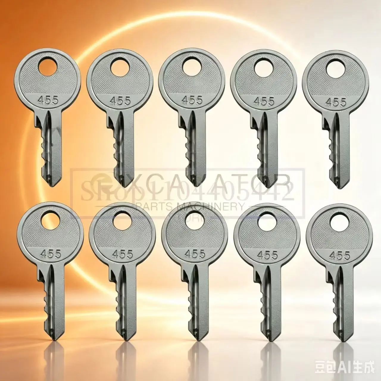 104466 for Skyjack Genie JLG Snorkel Parts 10pcs Ignition Keys 455 key