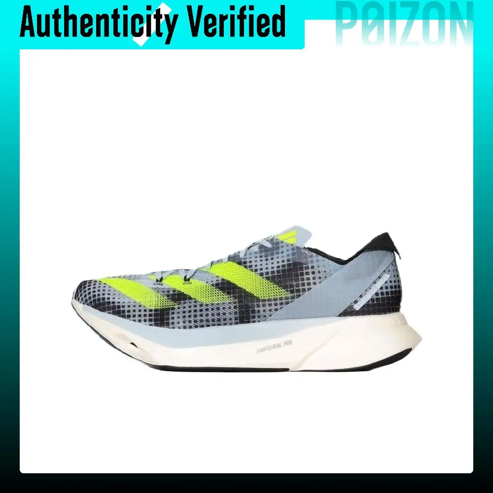 Adidas Adizero Adios Pro 3 Running Shoes Unisex Low-top Gray/Blue IG3132
