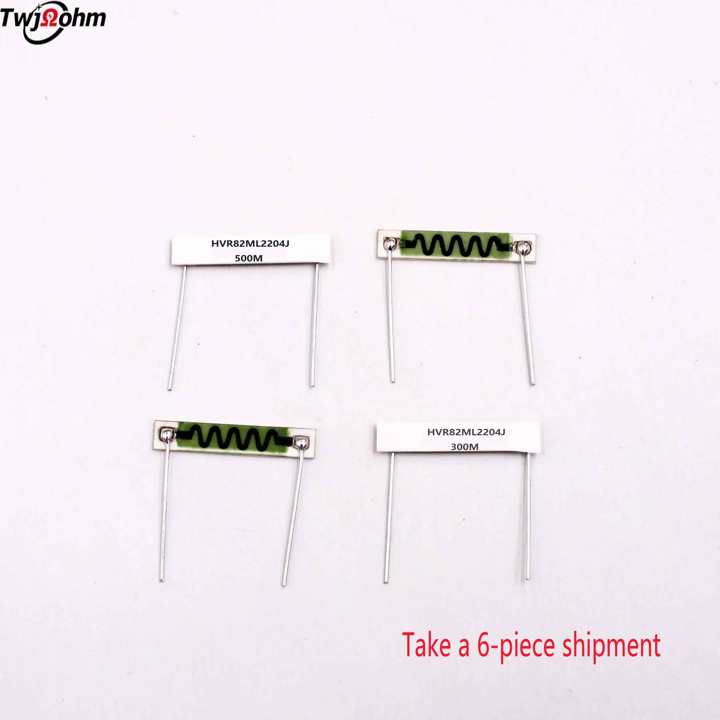 10PCS HVR82ML2204J High Voltage Resistor 1/4W 1G 2G 10M 100M 300M 500M1000 Ohm Thick Film Non Inductive Chip Resistor