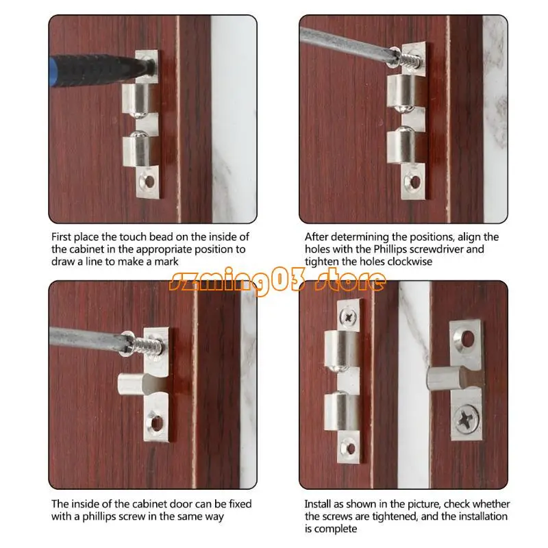 Perline ottone regolabili H9EC che catturano chiusure con forte sospensione per i mobili per casa