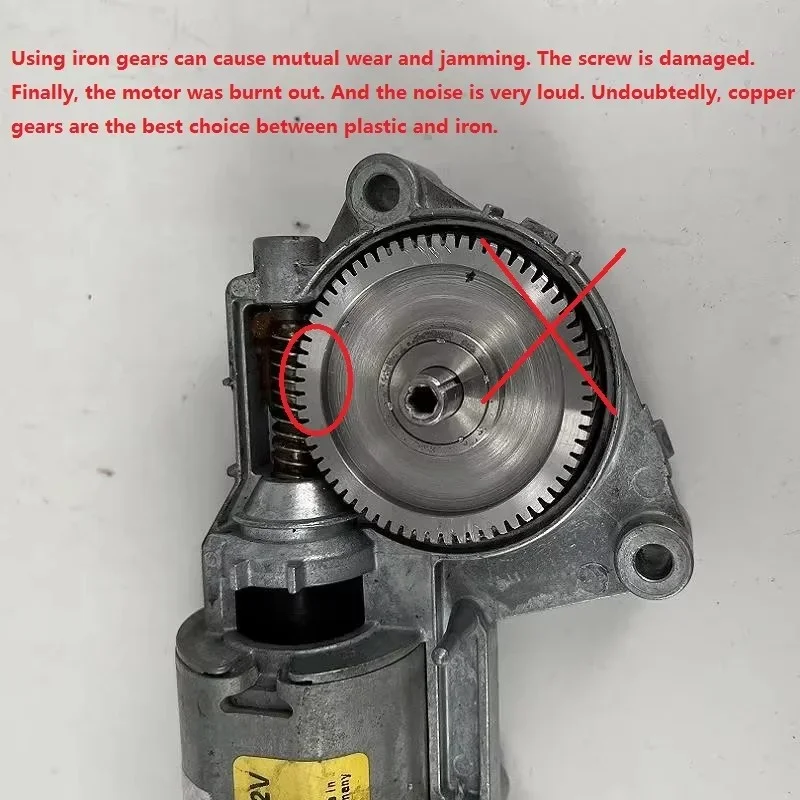 Sunroof Motor Repair Kit - Internal Brass Gear For VW EOS & Mini R52 1Q0959591 A B C