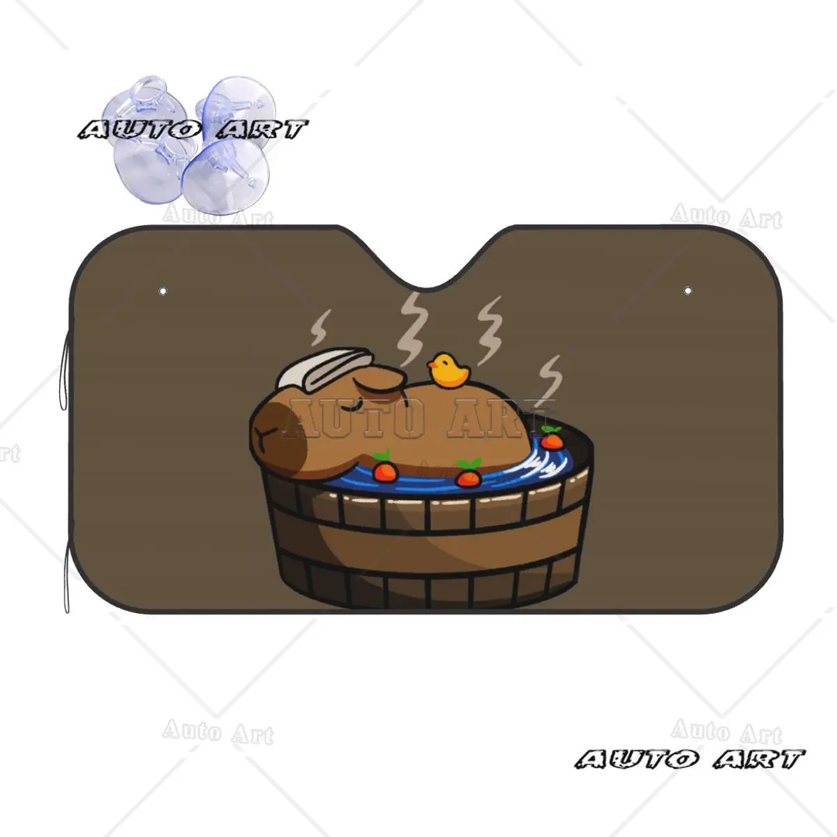 

Солнцезащитный козырек с рисунком капибары, ветровое стекло автомобиля, переднее лобовое стекло, солнцезащитный козырек, аксессуары, чехлы