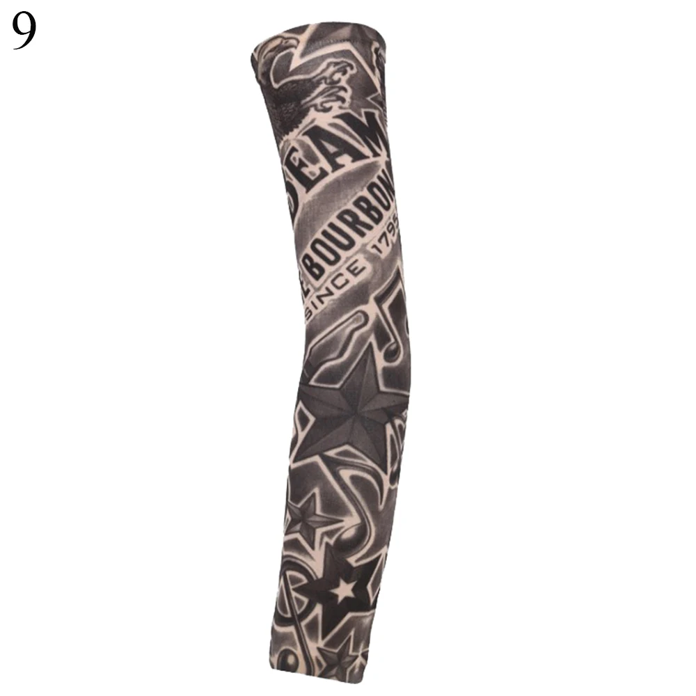 1Pc Sportswear Warmer Outdoor Sport Basketball UV Protection Arm Cover Flower Arm Sleeves Sun Protection  Arm Sleeves