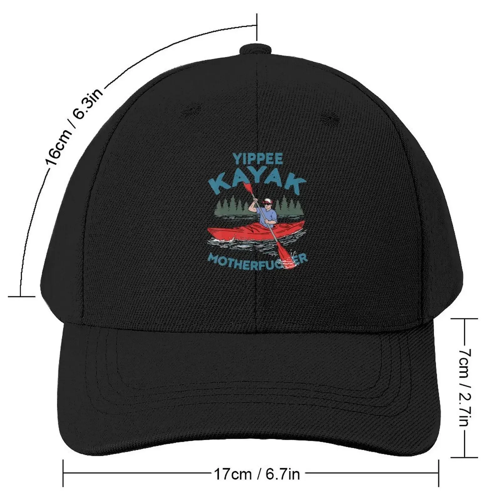 Funny Kayak Yippee Kayak Canoeist kayaking Baseball Cap Streetwear New In Hat Hip Hop Wild Ball Hat Women's Hats Men's