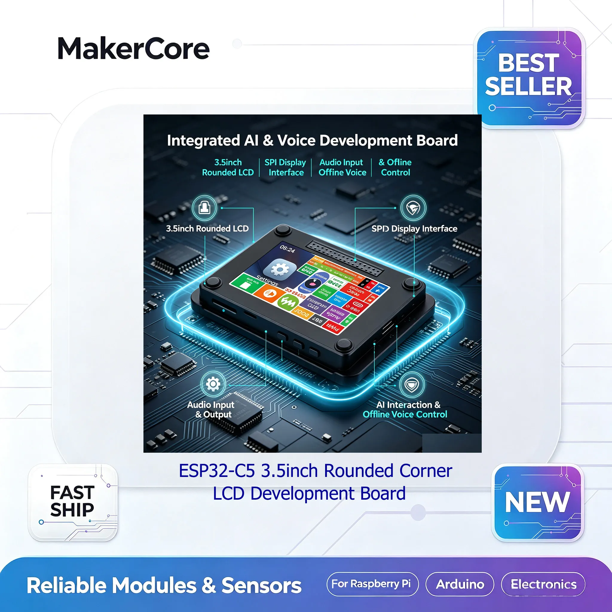 Waveshare Esp32 - Waveshare ESP32-C5 Touch LCD 3.5