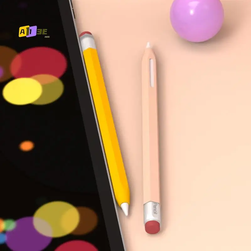 

A13E-For Pencil Case Soft Silicone Protective Cover Generation Ipad Pencil Skin For Pencil Case