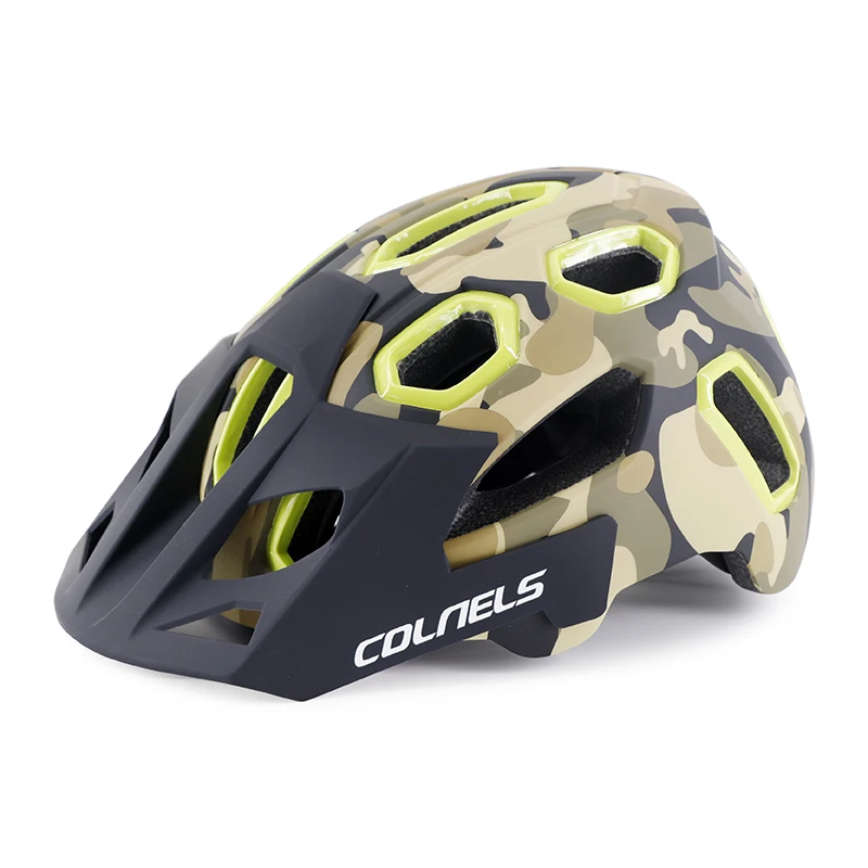 

Bicycle riding helmet integrated with brim, men's and women's mountain road bicycle helmet riding equipment safety helmet