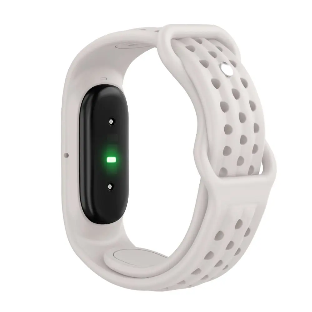 Soft Silicone Strap Hole Design Adjustable Fitness Tracker Wristband Breathable Water Resistant for Google Fitbit Air