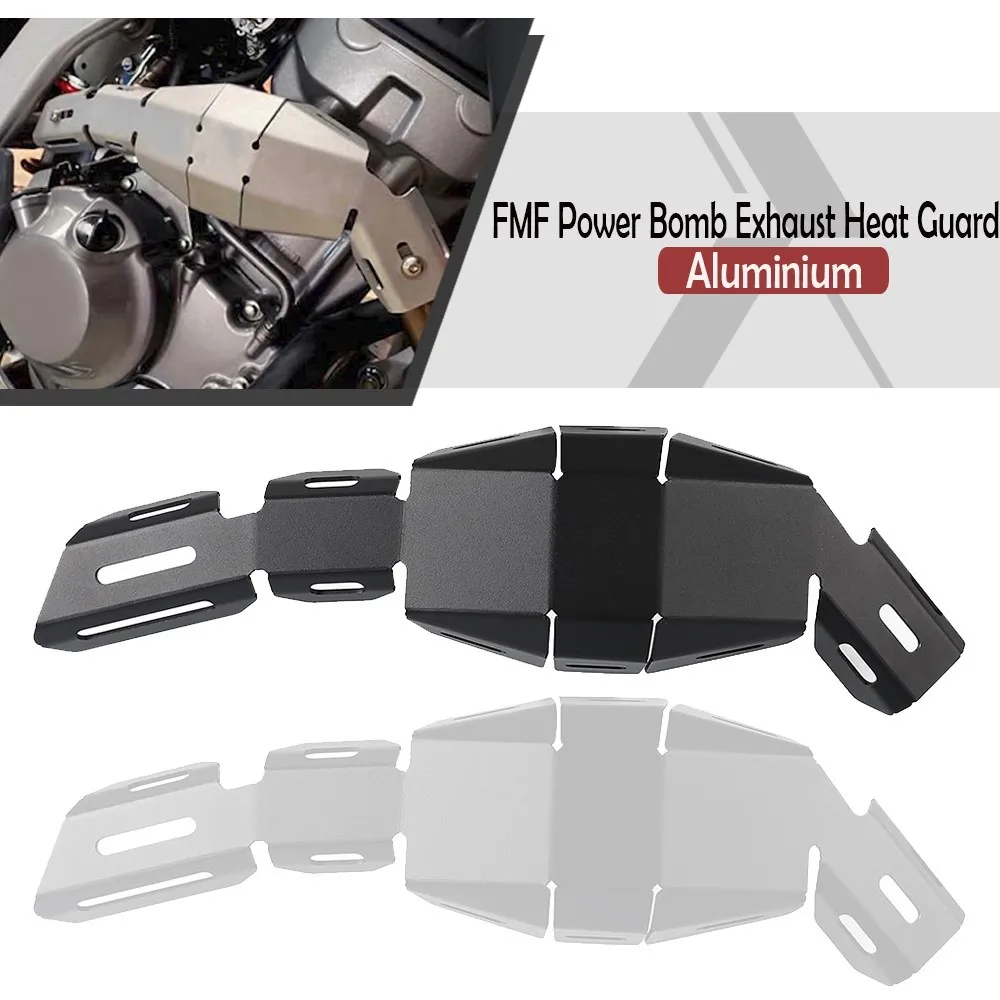 Protector de Tubo de Escape para Motocross HONDA CRF 300 L CRF300L 2020 2021-2026, Protector de Calor para Escape FMF PowerBomb, Aluminio CNC