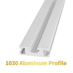 2Pcs 1030 Aluminum Profile 100mm-550mm Linear Rail Silver Aluminum Extrusion 10x30mm for CNC 3D Printer Parts