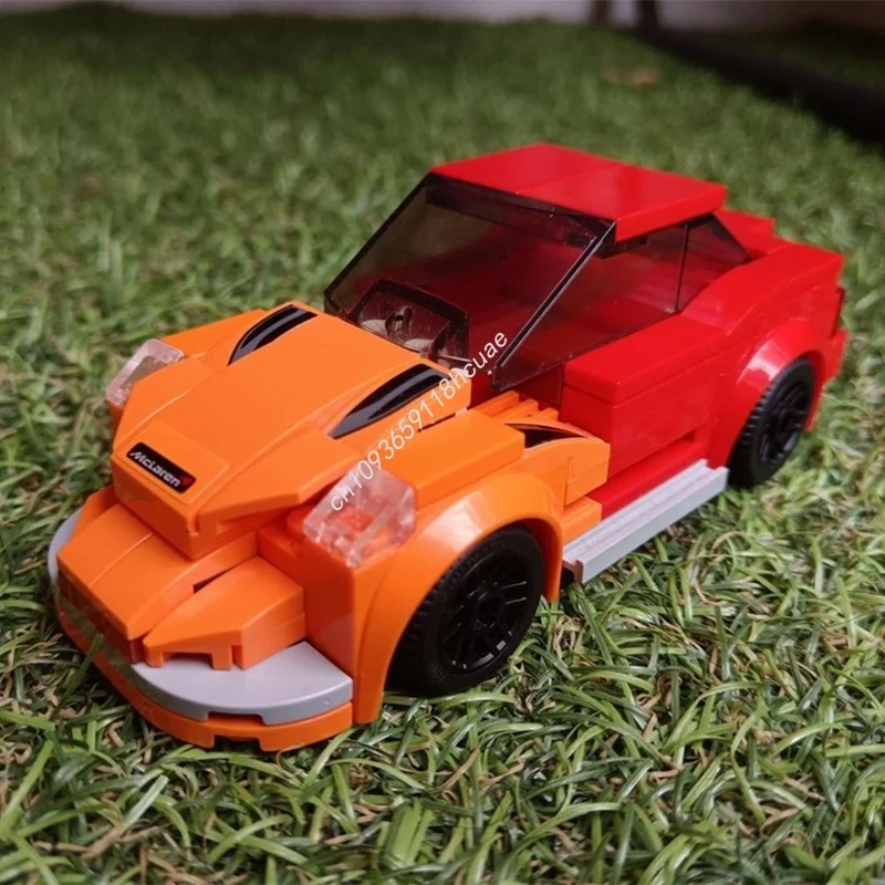 127 pezzi MOC Sport Car Carsed Modello Building Blocks Architettura Assemblare Idea Regalo di Natale Educazione Mattoni Giocattolo per bambini Compleanno