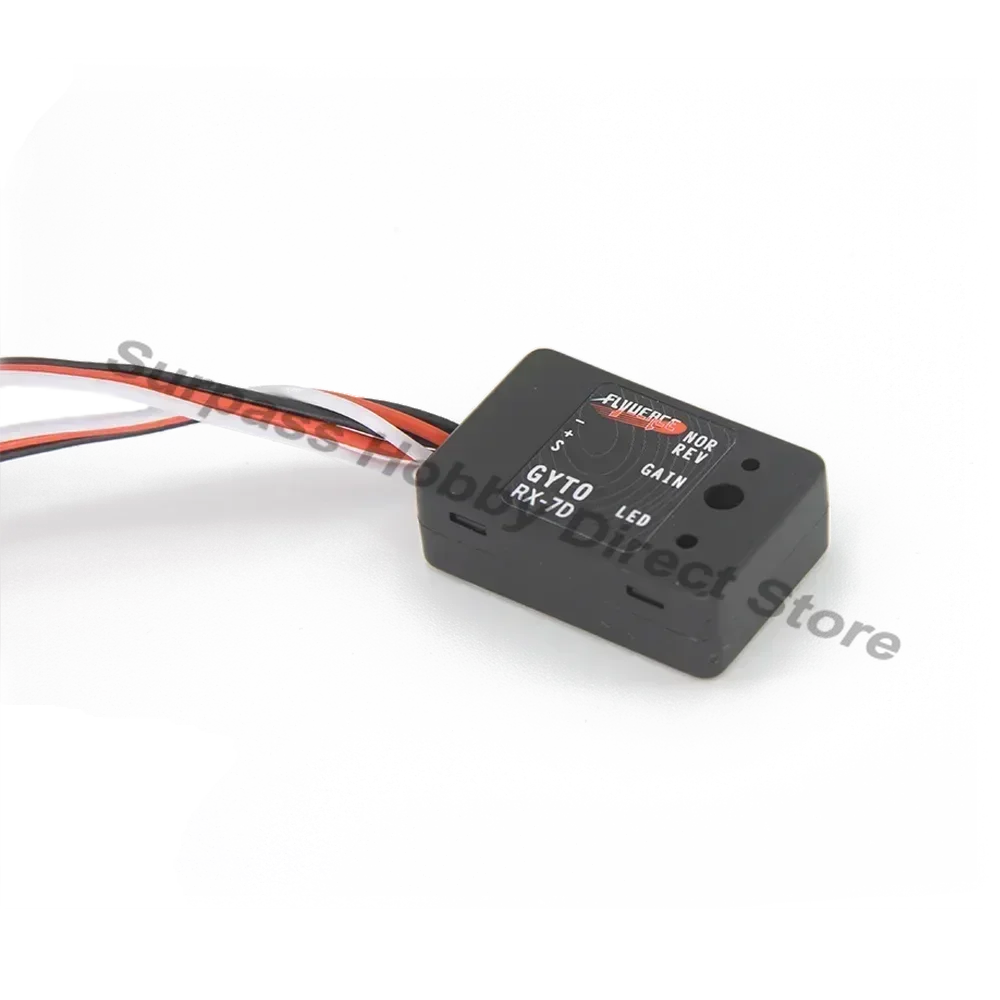 RX-7D Gyro Scope Micro Mini Gyro DC 4.8-7.4V for RC Car Drift Racing Vehicle Boat Digital/Analog Universal Transmitter&Receiver