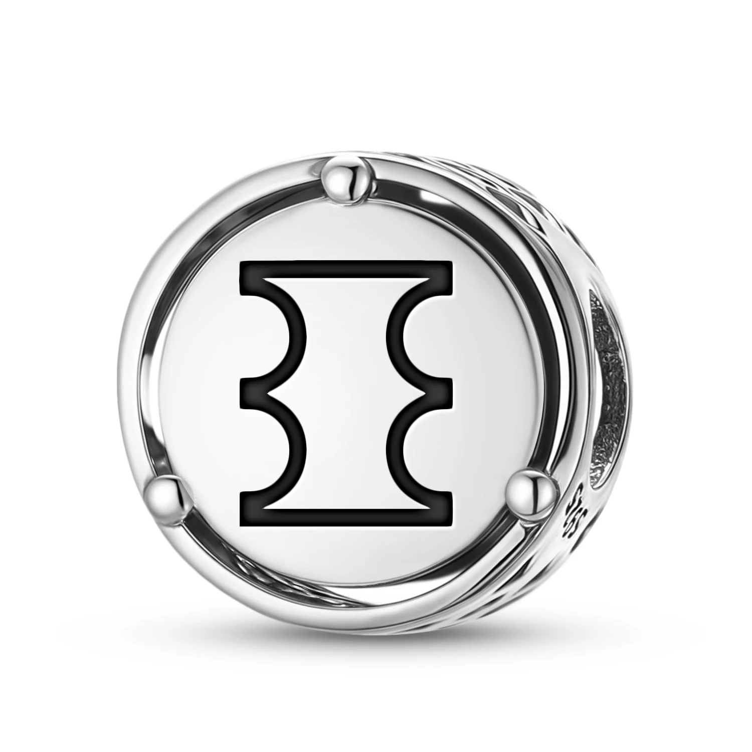 

Adinkra Dono Ntoaso 925 Sterling Silver Symbol Charm Fit Original Bracelet Diy Jewelry Accessories Family Bead