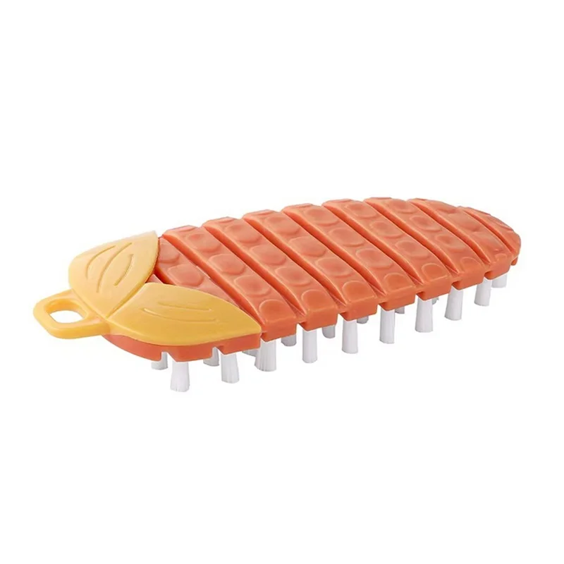 Flexible Vegetable Brush Bendable Fruit Cleaning Brush for Potatoes Carrots Corn Kitchen Gadgets