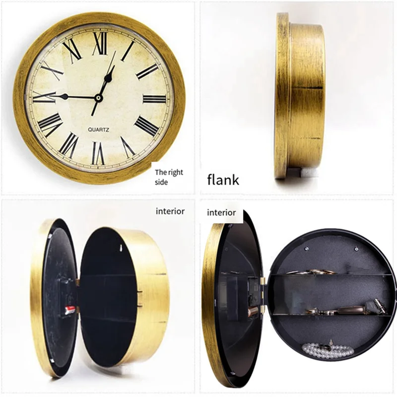 

НОВЫЕ специальные скрытые секретные настенные часы, сейф, настенный ключ, наличные, ювелирные изделия, сейф для хранения денег, украшение дома